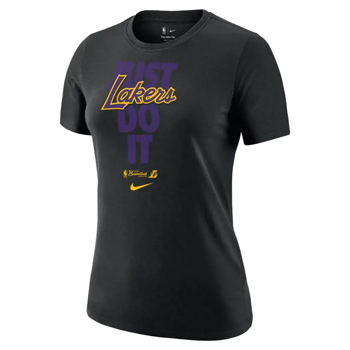 T-shirt Nike Los Angeles Lakers NBA Essential JDI pour femme - Noir