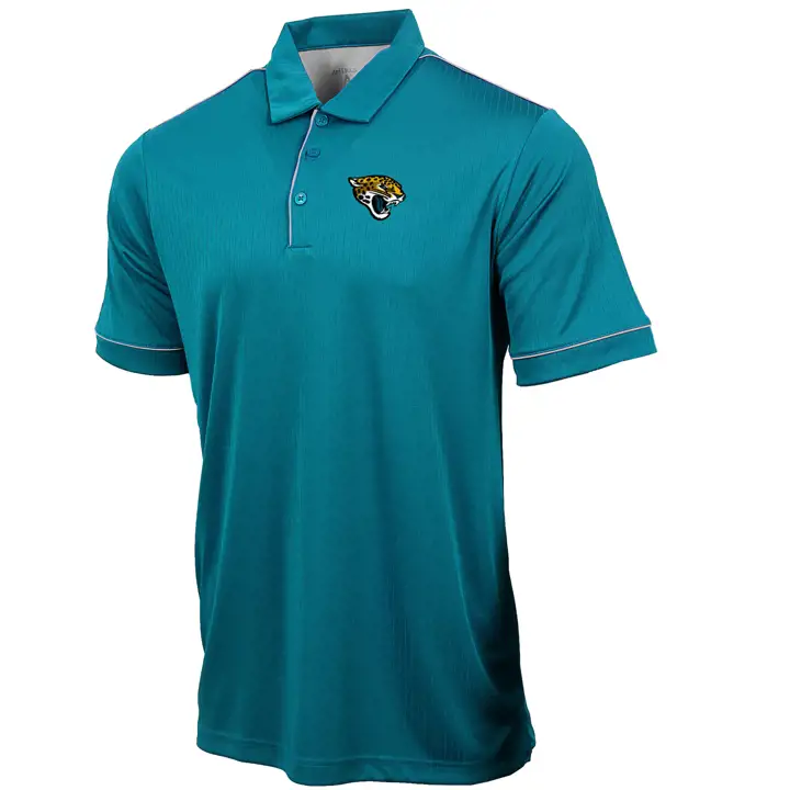 Polo NFL JAGUARS Salute sarcelle/blanc