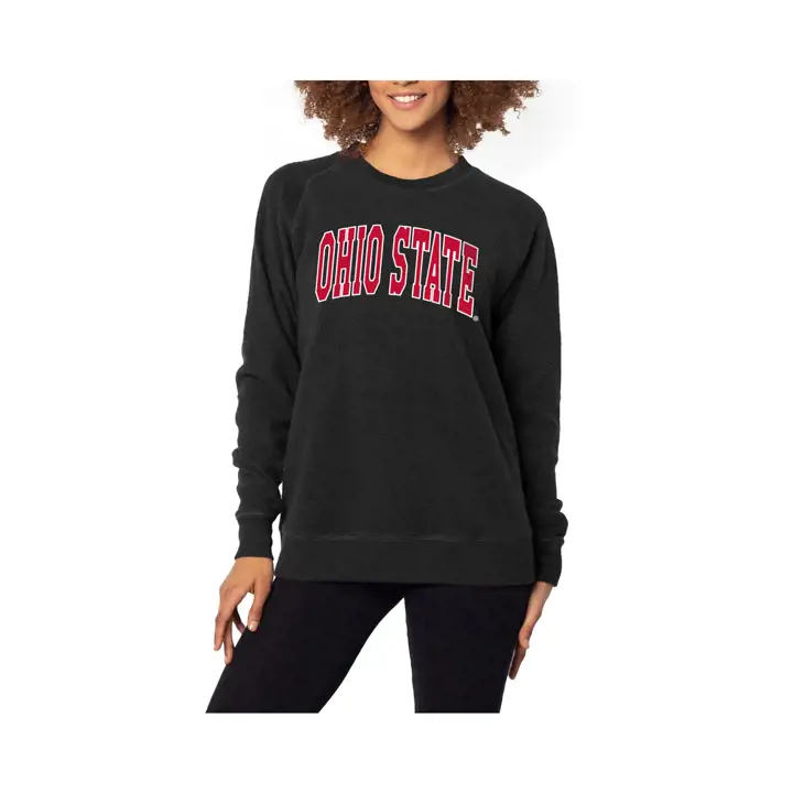 Sweat-shirt ras du cou pour femme Ohio State Buckeyes NCAA Home Base