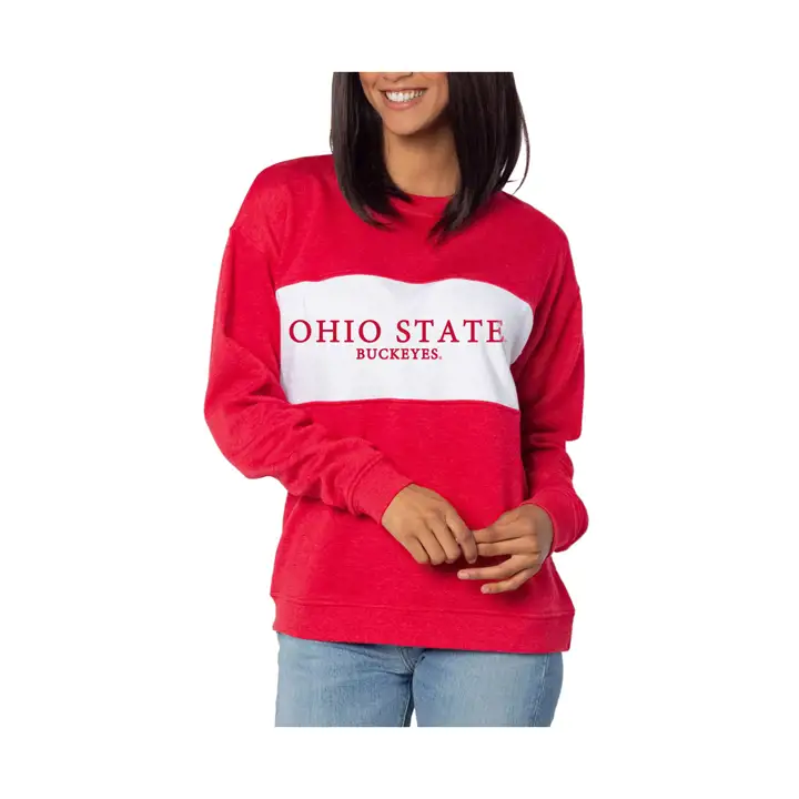 Sweat-shirt 21 rouge Ohio State Buckeyes NCAA Penant