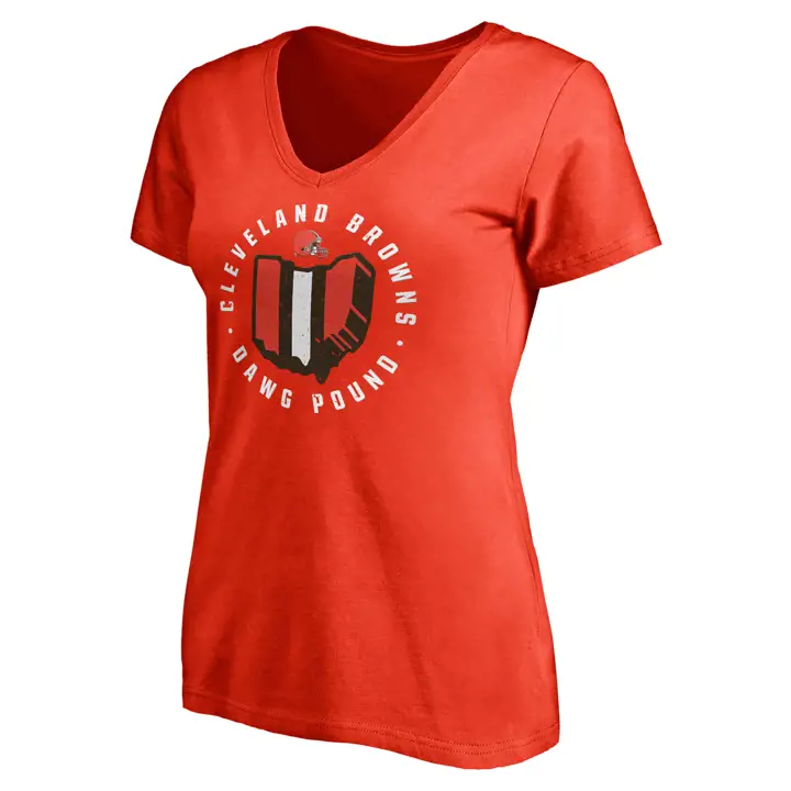 Cleveland Browns NFL T-shirt Femme Hometown Wild Cat 21 org