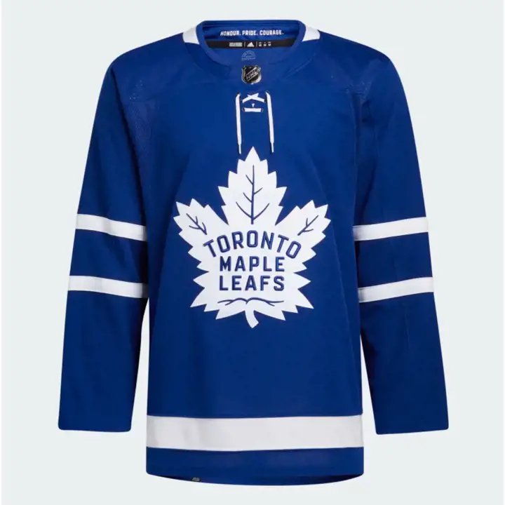 Maillot de joueur authentique Primegreen NHL ADI des Maple Leafs bleu