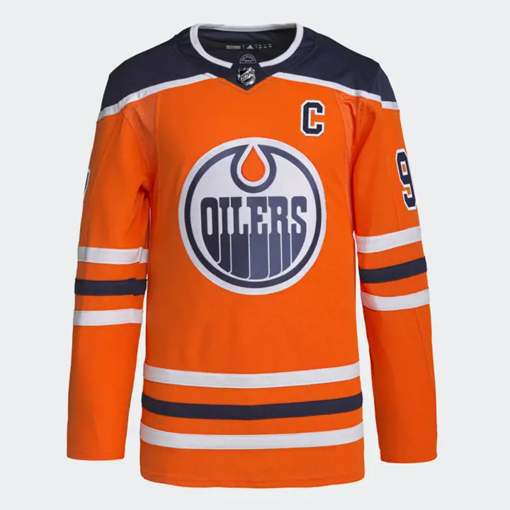 Maillot de joueur authentique Primegreen NHL ADI des Oilers Connor McD