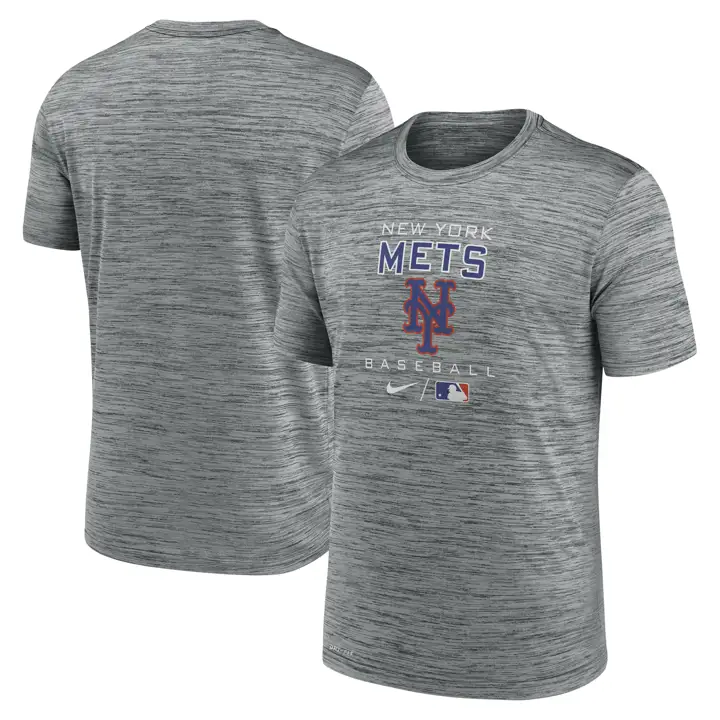 T-shirt de légende MLB New York Mets Velocity – Noir