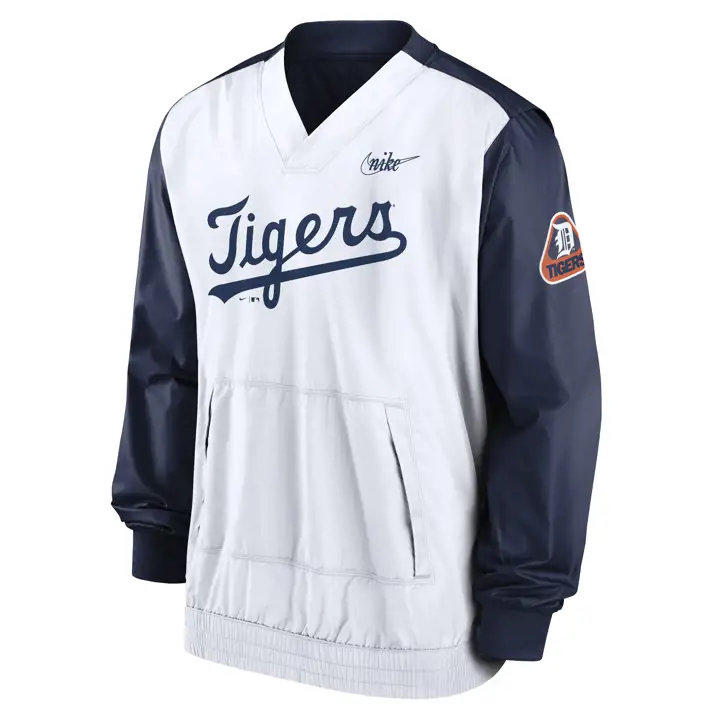 Sweat-shirt Detroit Tigers MLB Nike Cooperstown marine