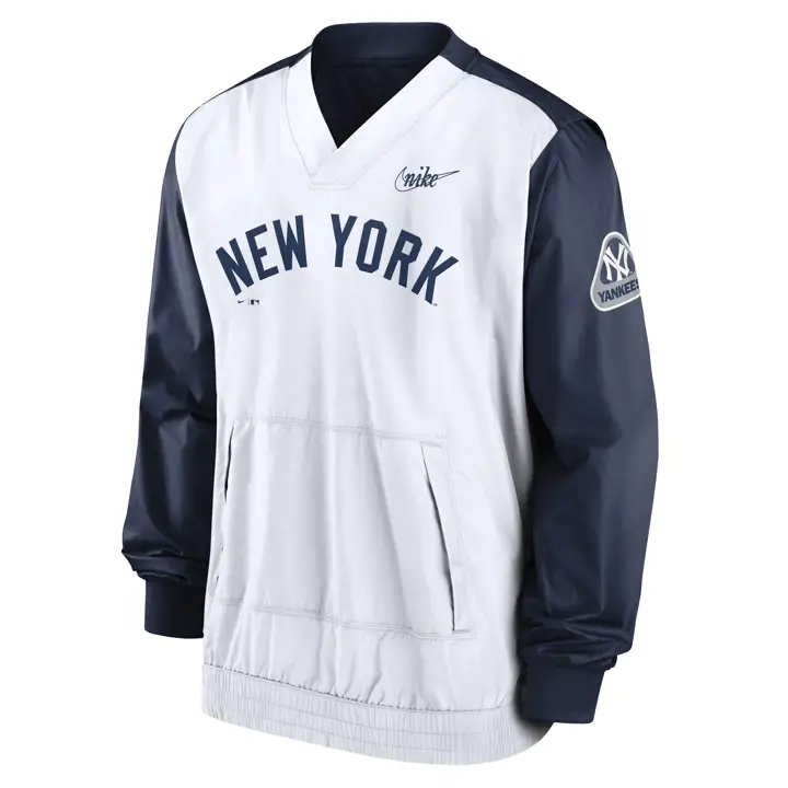 New York Yankees MLB Nike Cooperstown Pull-over MARINE