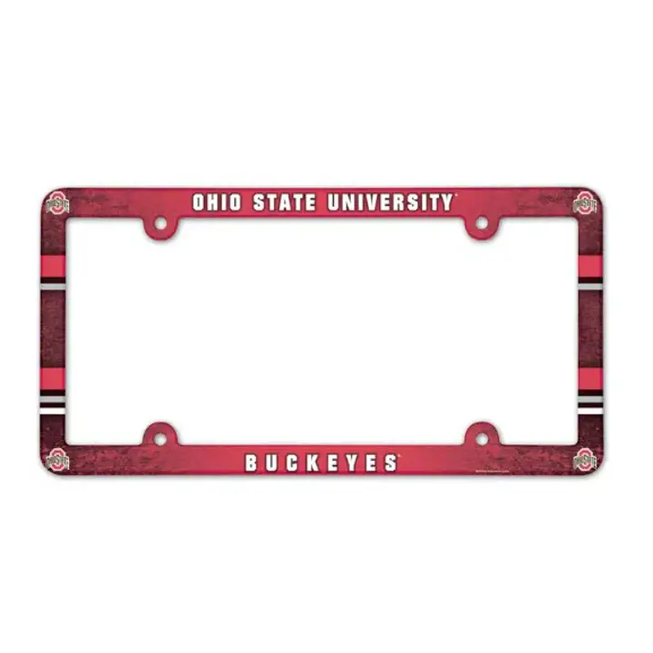 Ohio State Buckeyes Slogan Licence Plaque Cadre ast