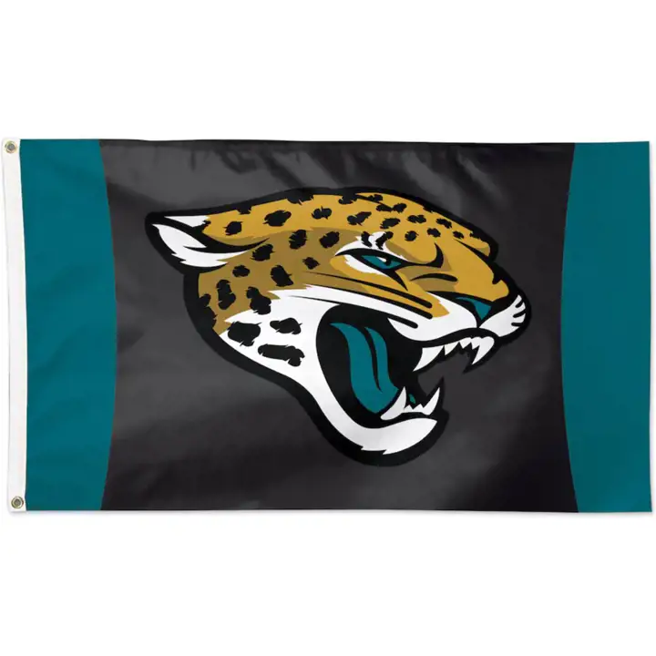 Drapeau de luxe 3x5 des Jaguars de Jacksonville
