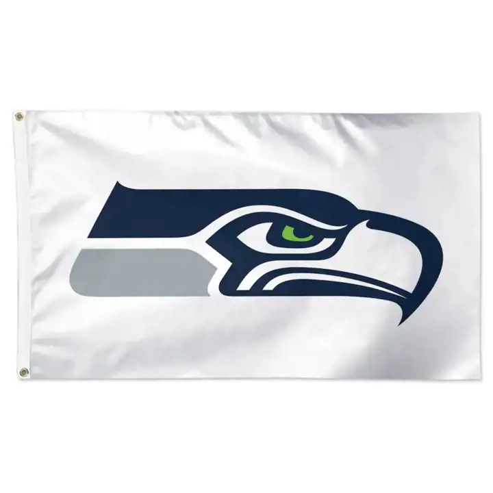 Drapeau de luxe 3x5 des Seahawks de Seattle