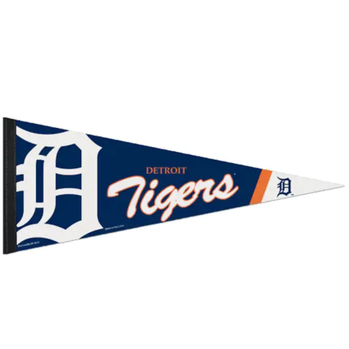 Drapeau de supporters haut de gamme Detroit Tigers 12"x30"
