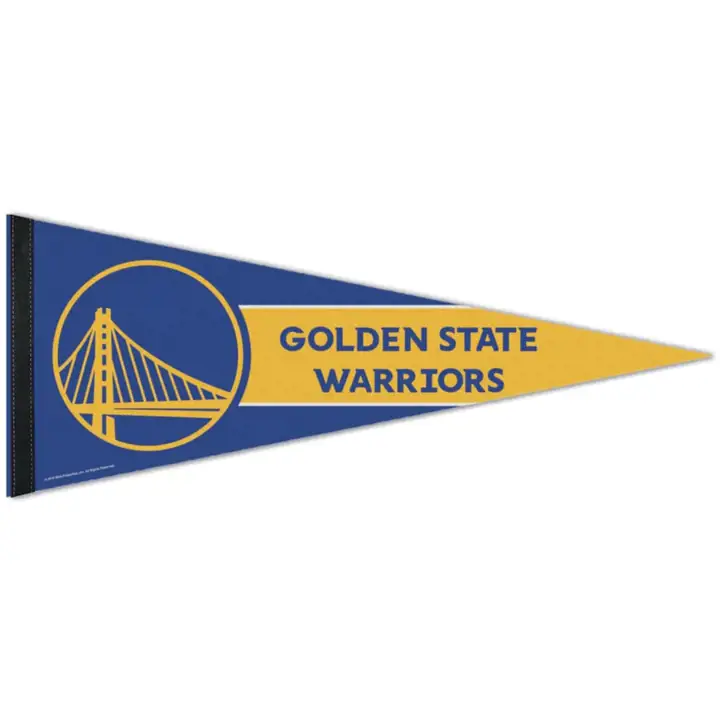 "Fanion de qualité supérieure Golden State Warriors 30,5 x 76,2 cm"