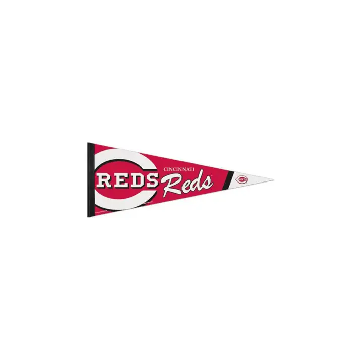 "Drapeau de supporter Cincinnati Reds 12"x30" Premium ast"