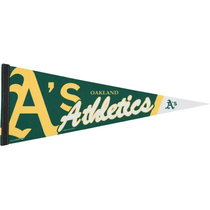 Fanion de qualité supérieure Oakland Athletics 12"x30"