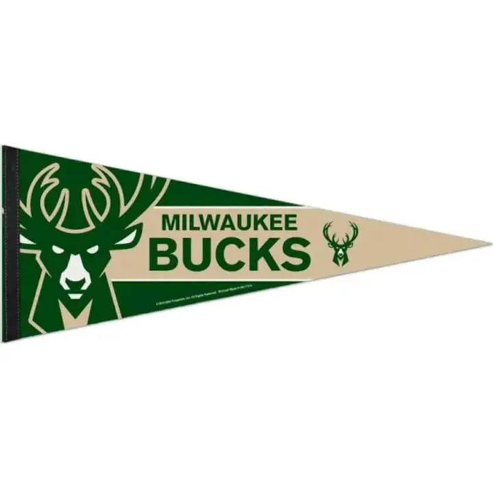"Fanion haut de gamme Milwaukee Bucks 30,5 cm x 76,2 cm"