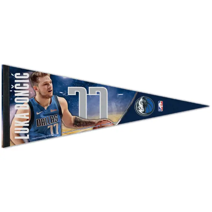 "Dallas Mavericks 12\"x30\" Premium Pennant - Ass. de joueur"