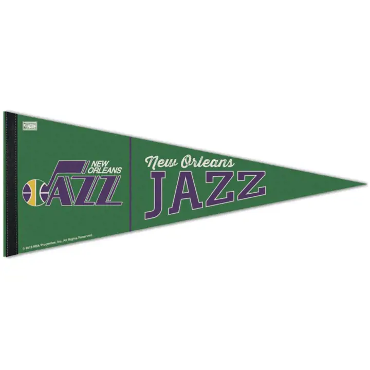 Fanion Premium Utah Jazz 30,5x76,2 cm - Rétro