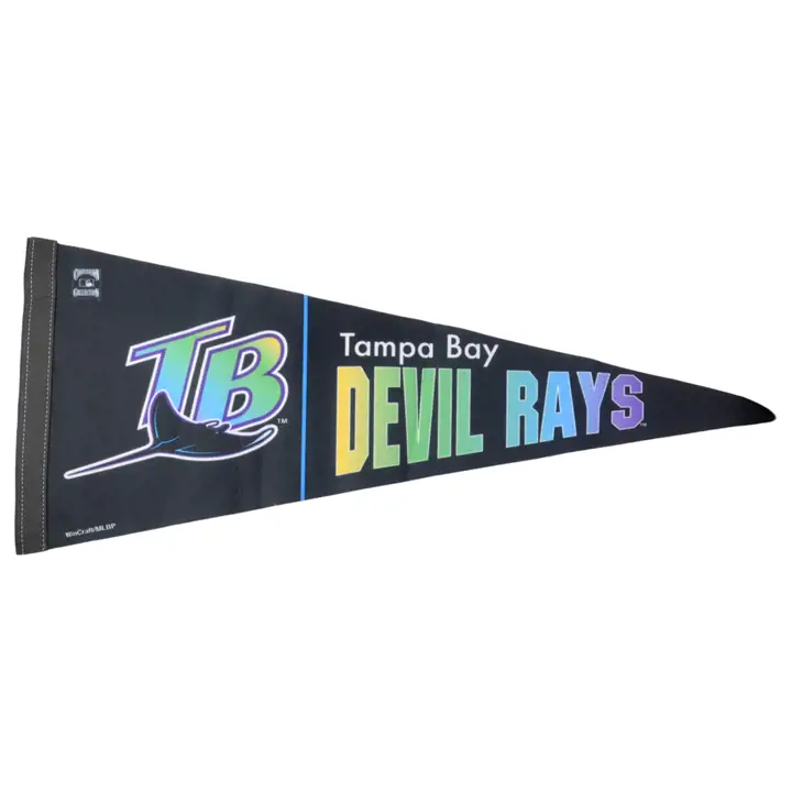 "Tampa Bay Rays Fanion Premium 12"x30" - Rétro ast"