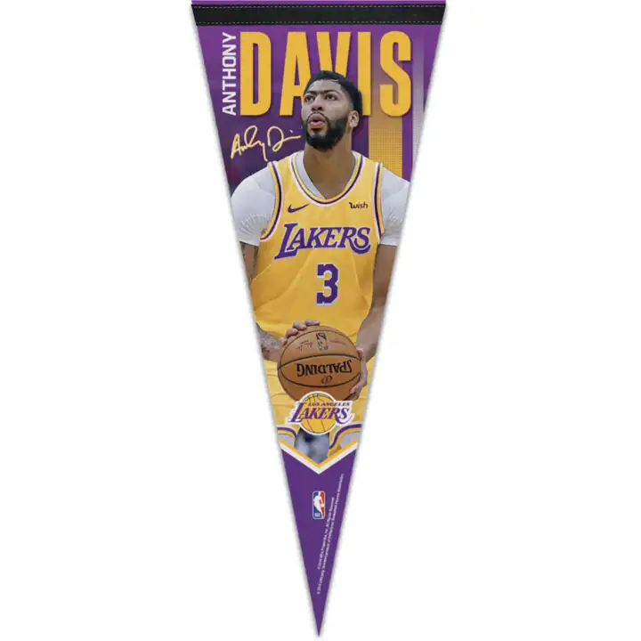 "LA LAKERS Fanion Premium 30x76 cm - Joueur Anthony Davis Ast"
