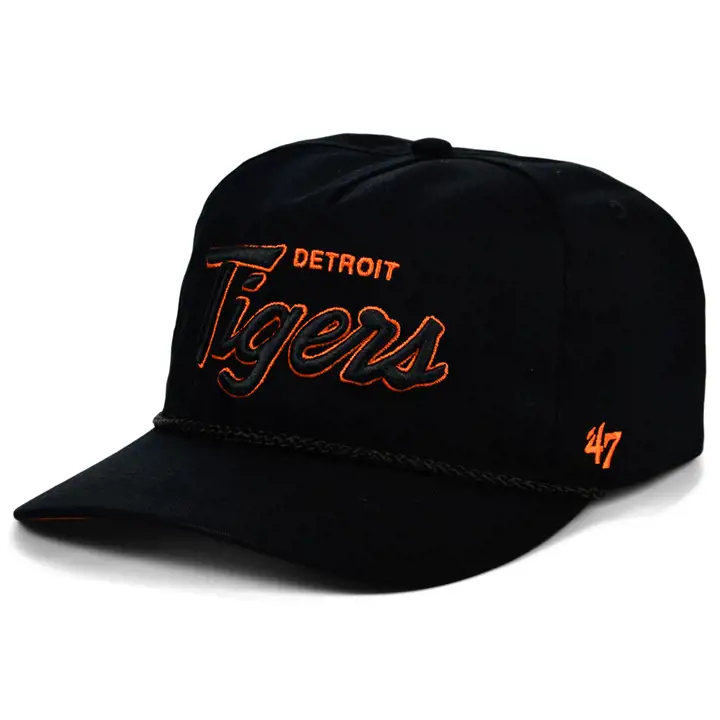 DETROIT TIGERS MLB Crosstown Script '47 Hitch NOIR