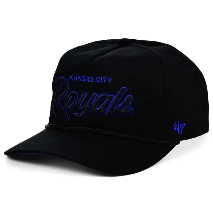 KANSAS CITY ROYALS MLB Crosstown Script '47 Hitch NOIR
