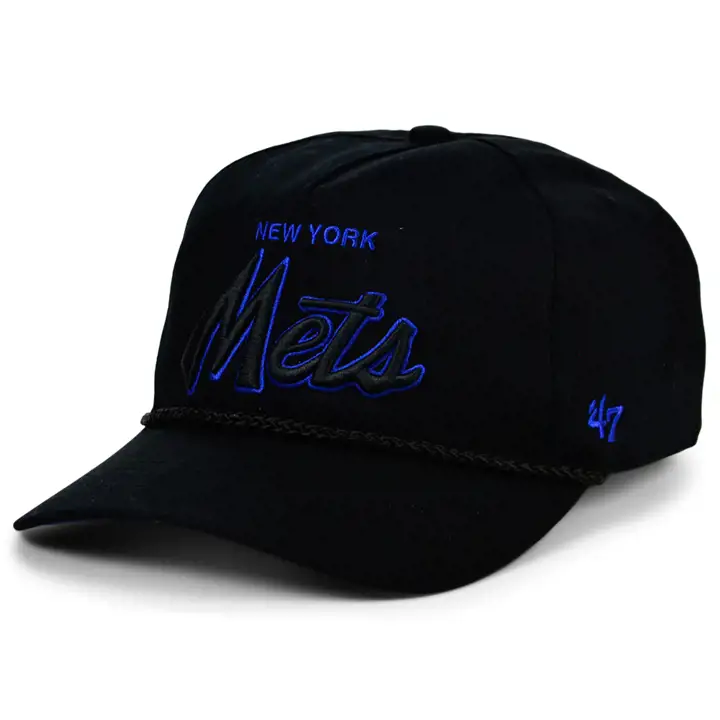 NEW YORK METS MLB Crosstown Script '47 Hitch BLK