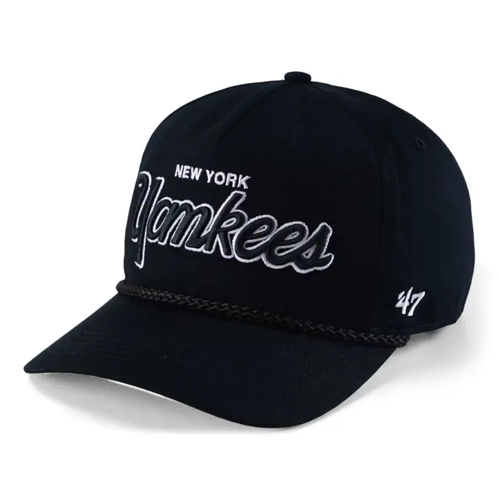 NEW YORK YANKEES MLB Crosstown Script '47 Hitch Noir