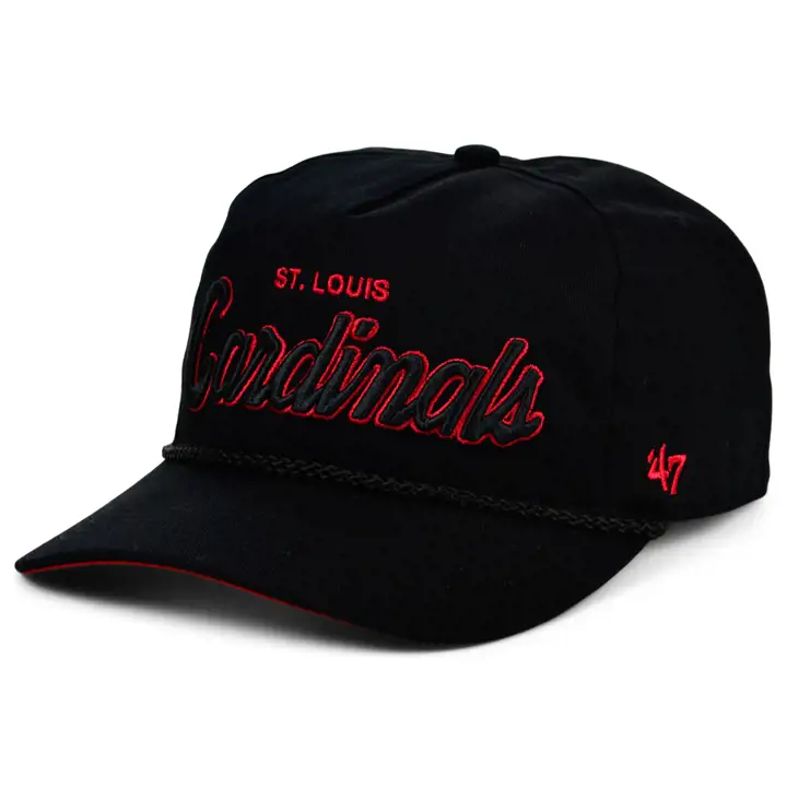 ST. LOUIS CARDINALS MLB Crosstown Script '47 Hitch NOIR