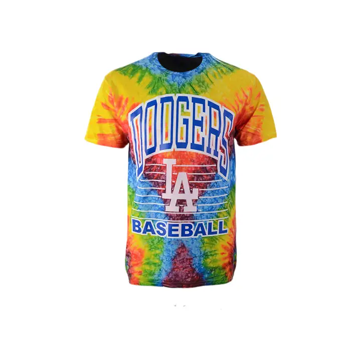 T-shirt Los Angeles Dodgers MLB Carnival Color Dye