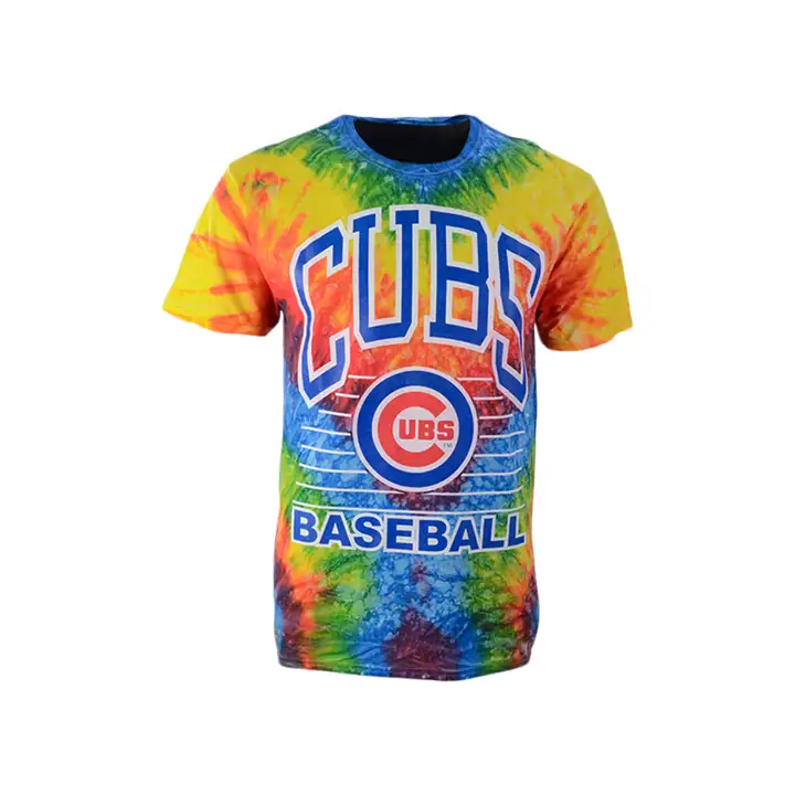 T-shirt Chicago Cubs MLB Carnival Color Dye AST