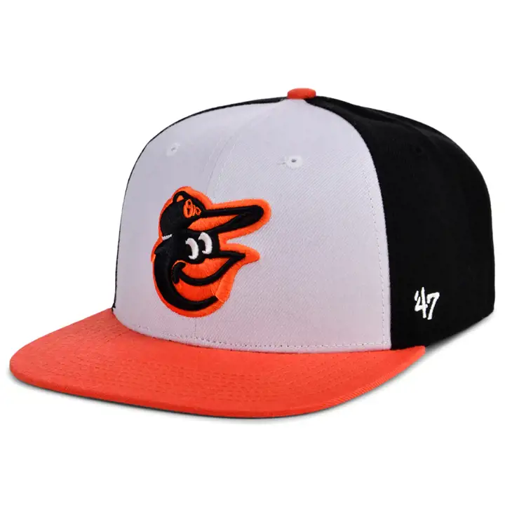 Baltimore Orioles MLB Sure Shot Captain noir/blanc/orange