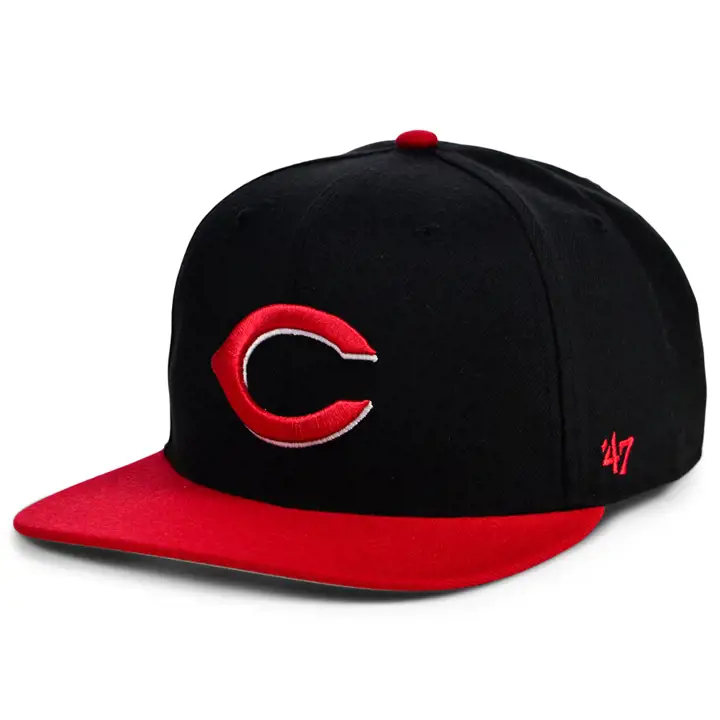 Casquette Cincinnati Reds MLB Sure Shot Captain noir/rouge