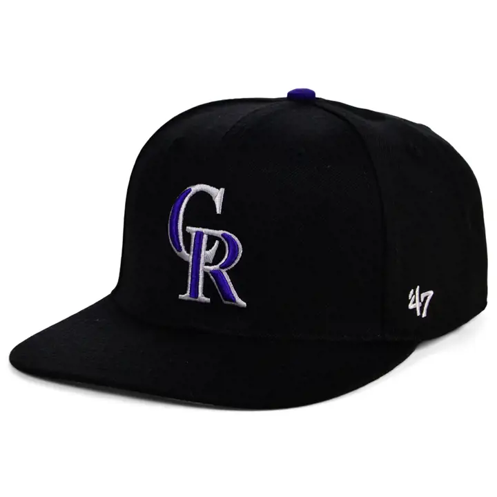 Casquette Colorado Rockies MLB Sure Shot Captain noire