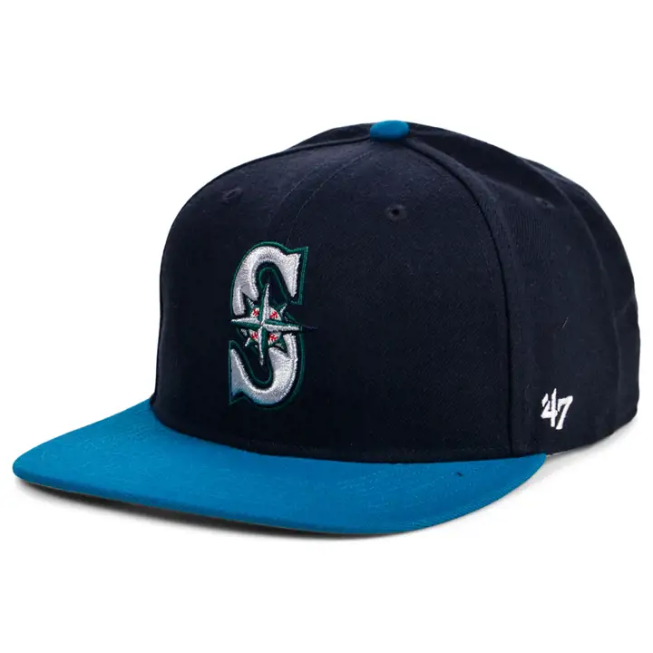 Casquette Seattle Mariners MLB Sure Shot Captain bleu marine/turquoise