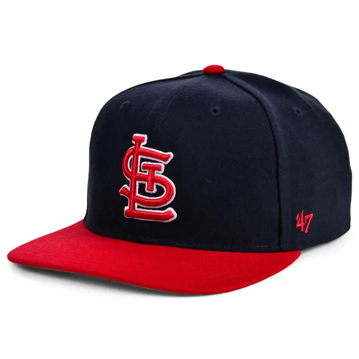 Casquette St. Louis Cardinals MLB Sure Shot Captain bleu marine/rouge