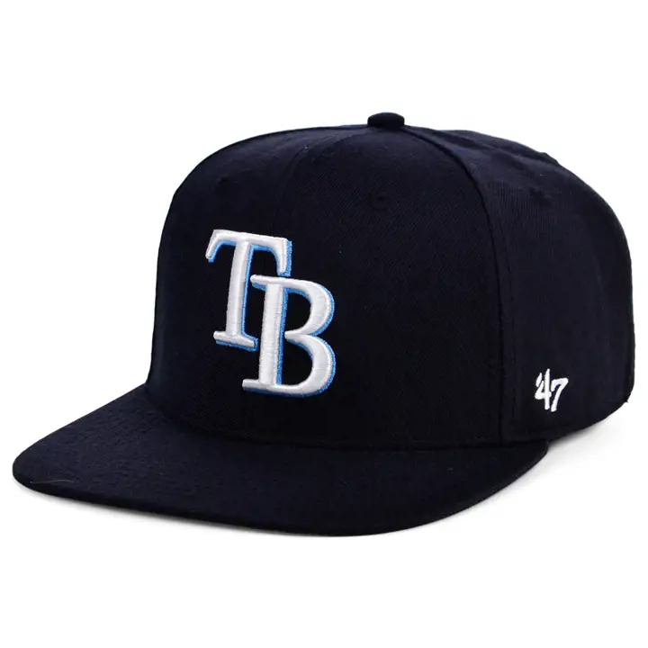 Casquette bleu marine des Tampa Bay Rays MLB Sure Shot Captain