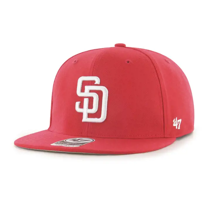 Casquette réglable San Diego Padres MLB '47 No Shot Captain ROUGE/BLANC