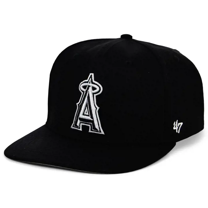 Casquette Captain MLB Anaheim Angels '47 No Shot Noir/Blanc