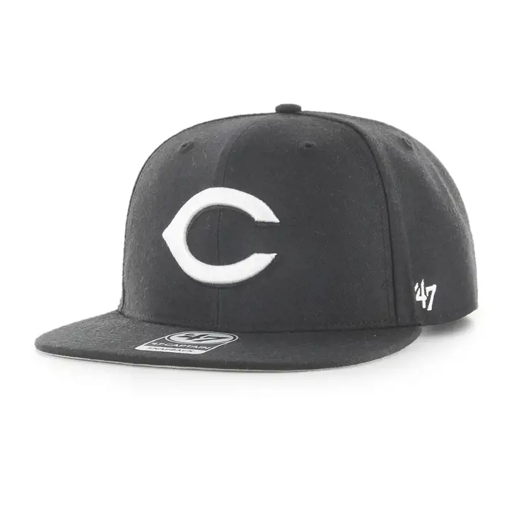 Casquette CINCINNATI REDS MLB '47 No Shot Captain NOIR/BLANC