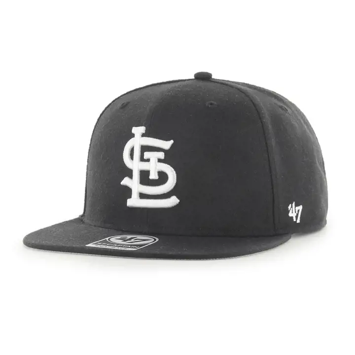Casquette MLB '47 No Shot Captain ST. LOUIS CARDINALS Noir/Blanc