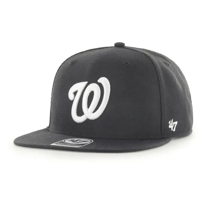 WASHINGTON NATIONALS MLB '47 No Shot Captain BLK/WHT