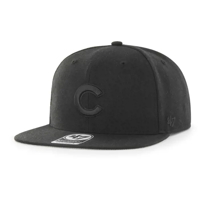 CASQUETTE CHICAGO CUBS MLB '47 No Shot Captain BLK/BLK