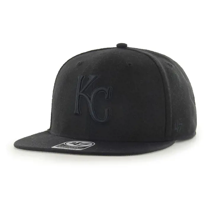 KANSAS CITY ROYALS MLB '47 No Shot Captain NOIR/NOIR
