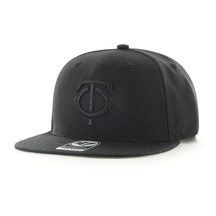 CASQUETTE MINNESOTA TWINS MLB '47 No Shot Captain BLK/BLK