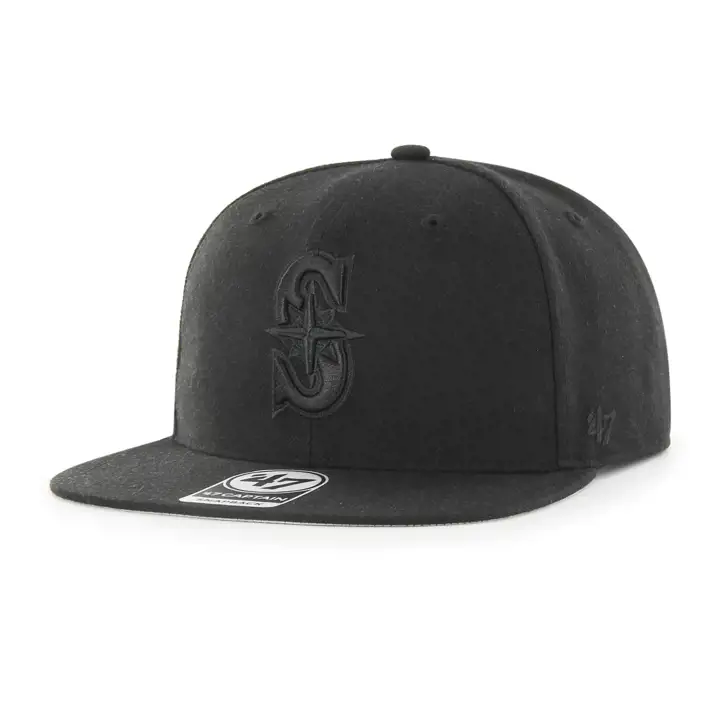 CASQUETTE AJUSTÉE '47 CAPTAIN MLB SEATTLE MARINERS NO SHOT NOIRE