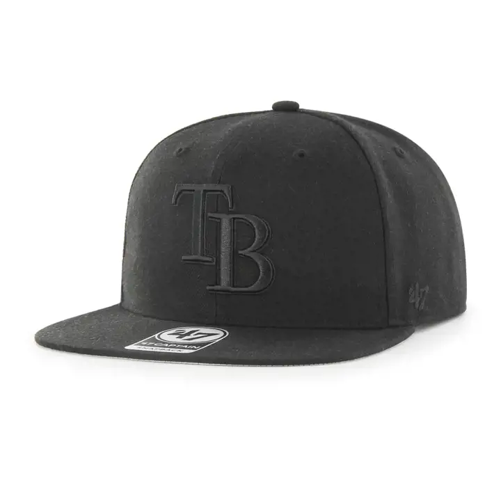 TAMPA BAY RAYS MLB '47 No Shot Captain NOIR