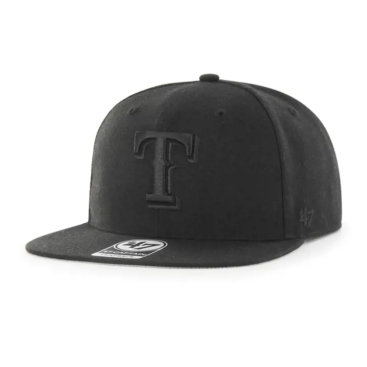 TEXAS RANGERS MLB '47 Casquette « No Shot Captain » Noire