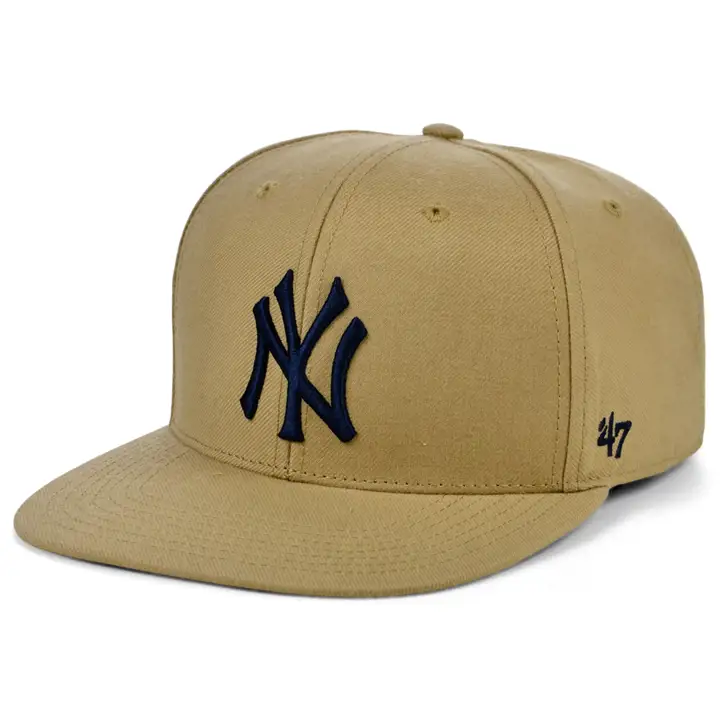 Casquette ajustable '47 MLB New York Yankees No Shot Captain Kaki