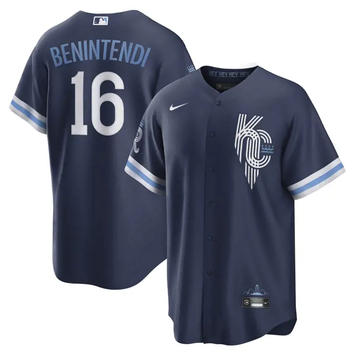 Maillot replica joueur Nike City Connect MLB Royals Andrew Be