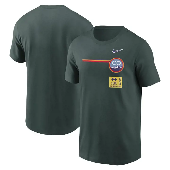 T-shirt MLB Nike City Connect Colorado Rockies vert