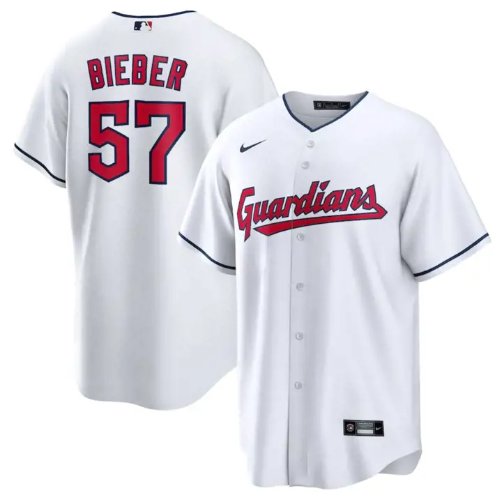 Maillot Réplique Officiel des Cleveland Guardians MLB Shane